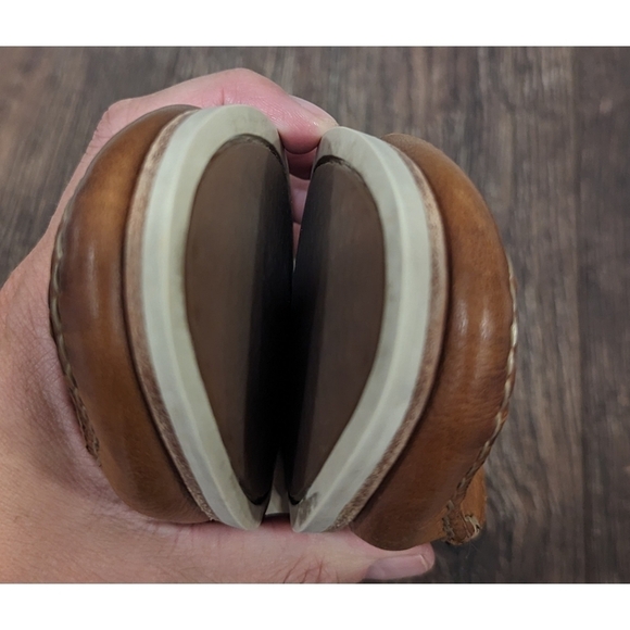 Frye Brown Soft Leather Loafer Slip On Shoes Size 5.5 - Picture 6 of 10